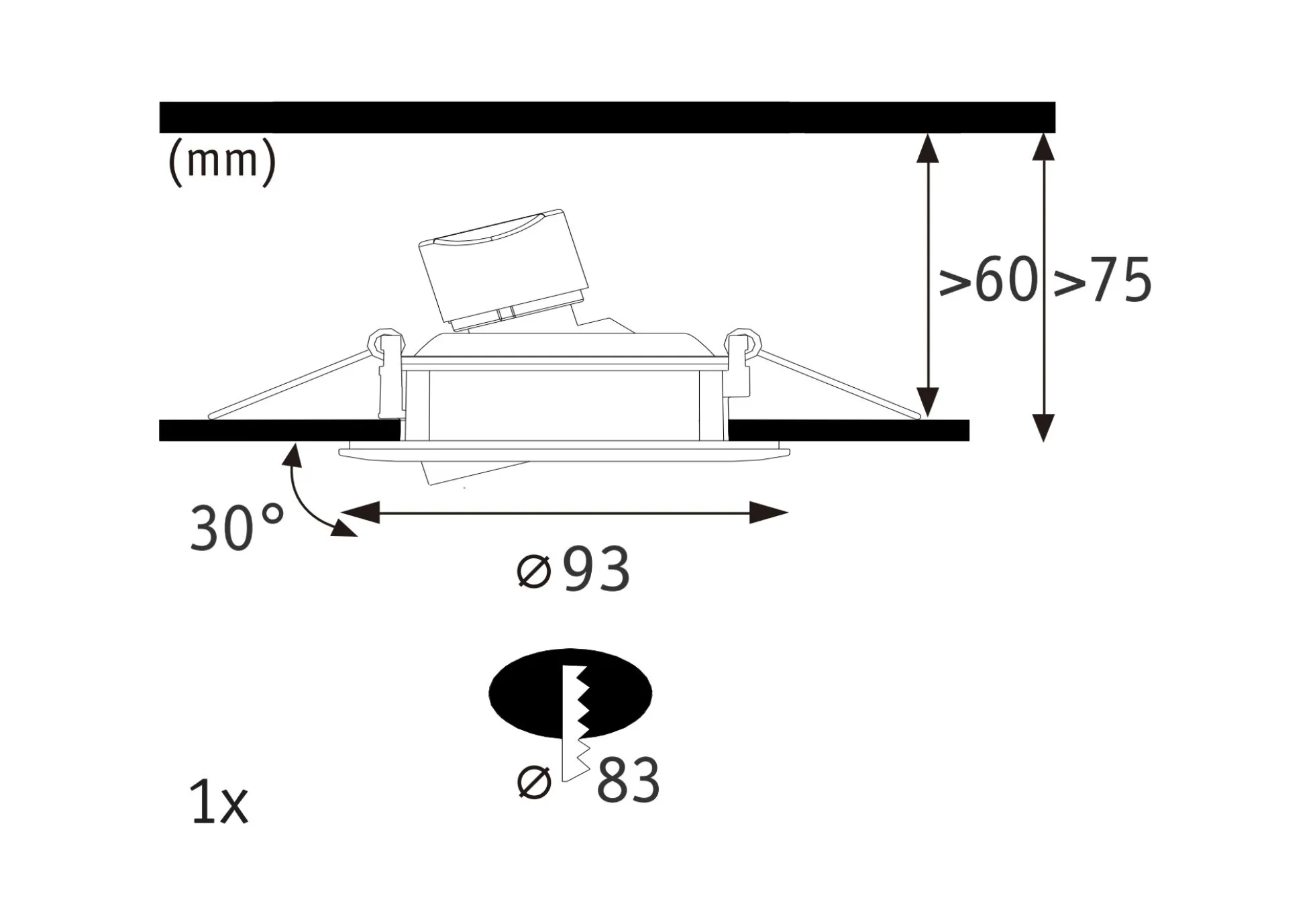 LED Einbauleuchte - Nova Plus GU10 Flat