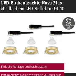 LED Einbauleuchte - Nova Plus GU10 Flat