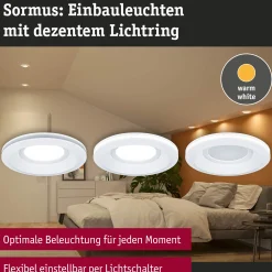 LED Einbauleuchte - Sormus 3er-Set