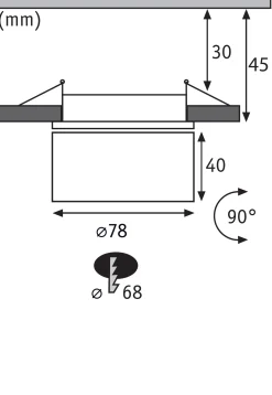 LED Einbauleuchte - Spircle