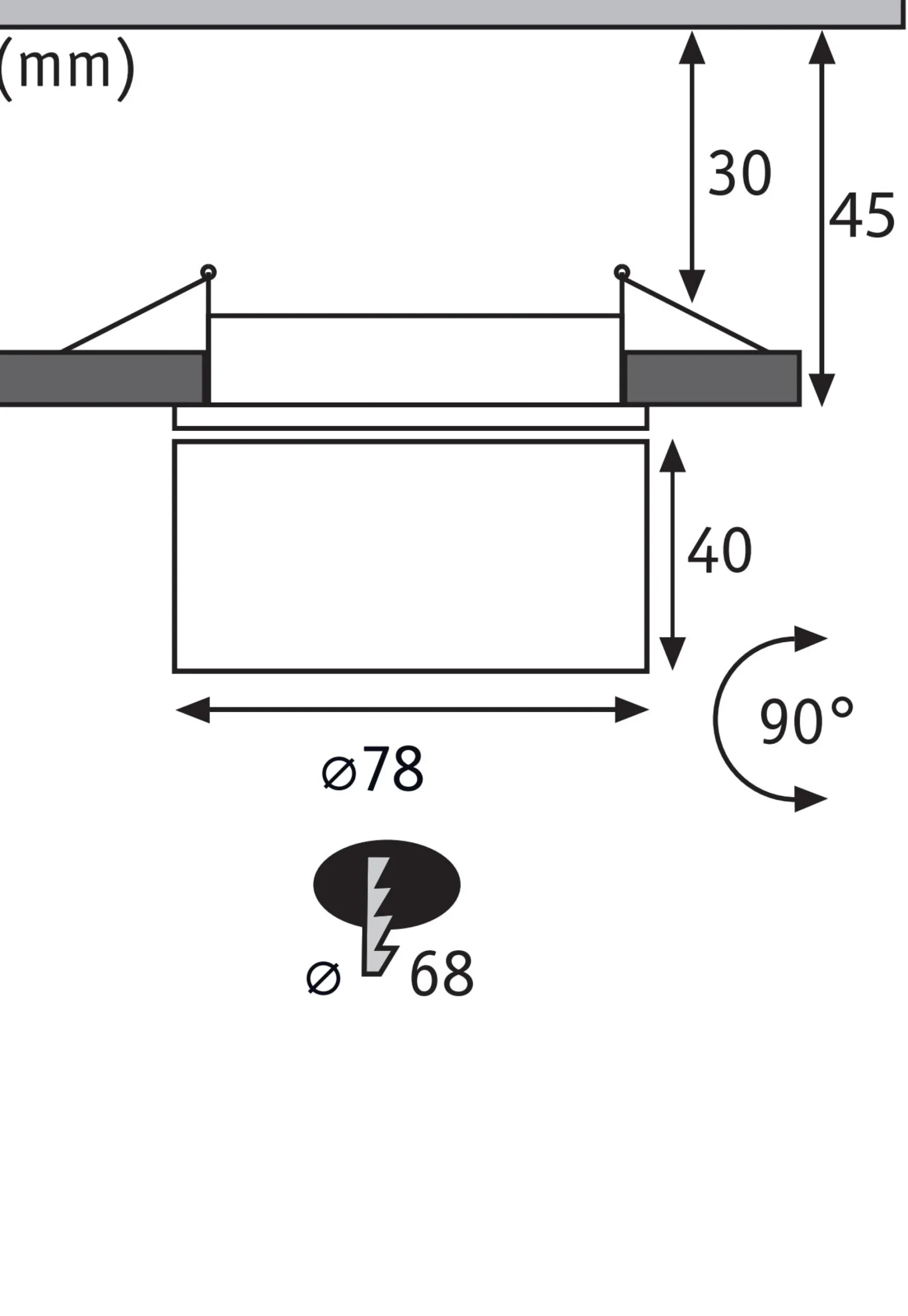 LED Einbauleuchte - Spircle