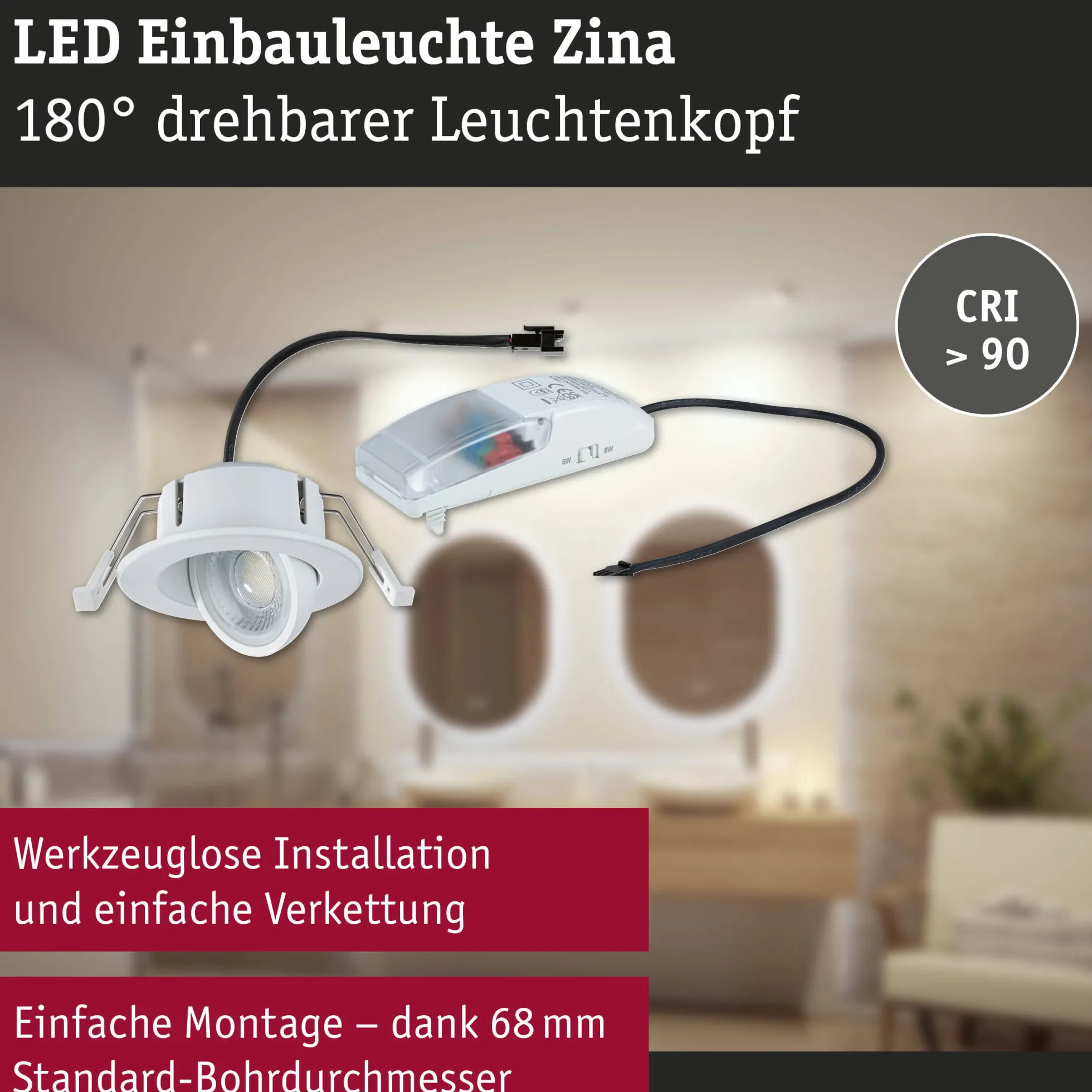 LED Einbauleuchte - Zina