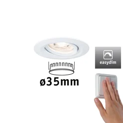 LED Einbauleuchte Easy Dim - Nova Mini Plus Einzelleuchte schwenkbar
