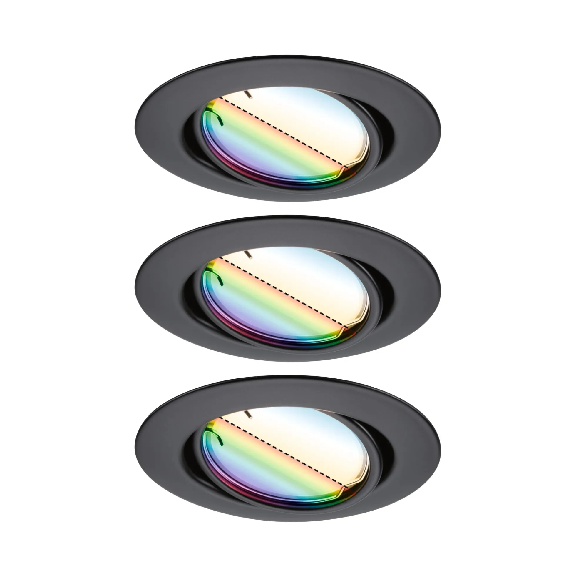 LED Einbauleuchte Smart Home Zigbee 3.0 - Base Basisset schwenkbar