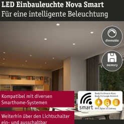 LED Einbauleuchte Smart Home Zigbee 3.0 - Nova