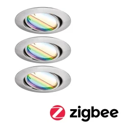 LED Einbauleuchte Smart Home Zigbee 3.0 - Base Basisset schwenkbar