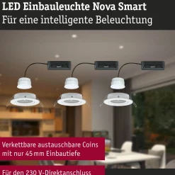 LED Einbauleuchte Smart Home Zigbee 3.0 - Nova