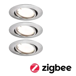 LED Einbauleuchte Smart Home Zigbee 3.0 - Base Basisset schwenkbar
