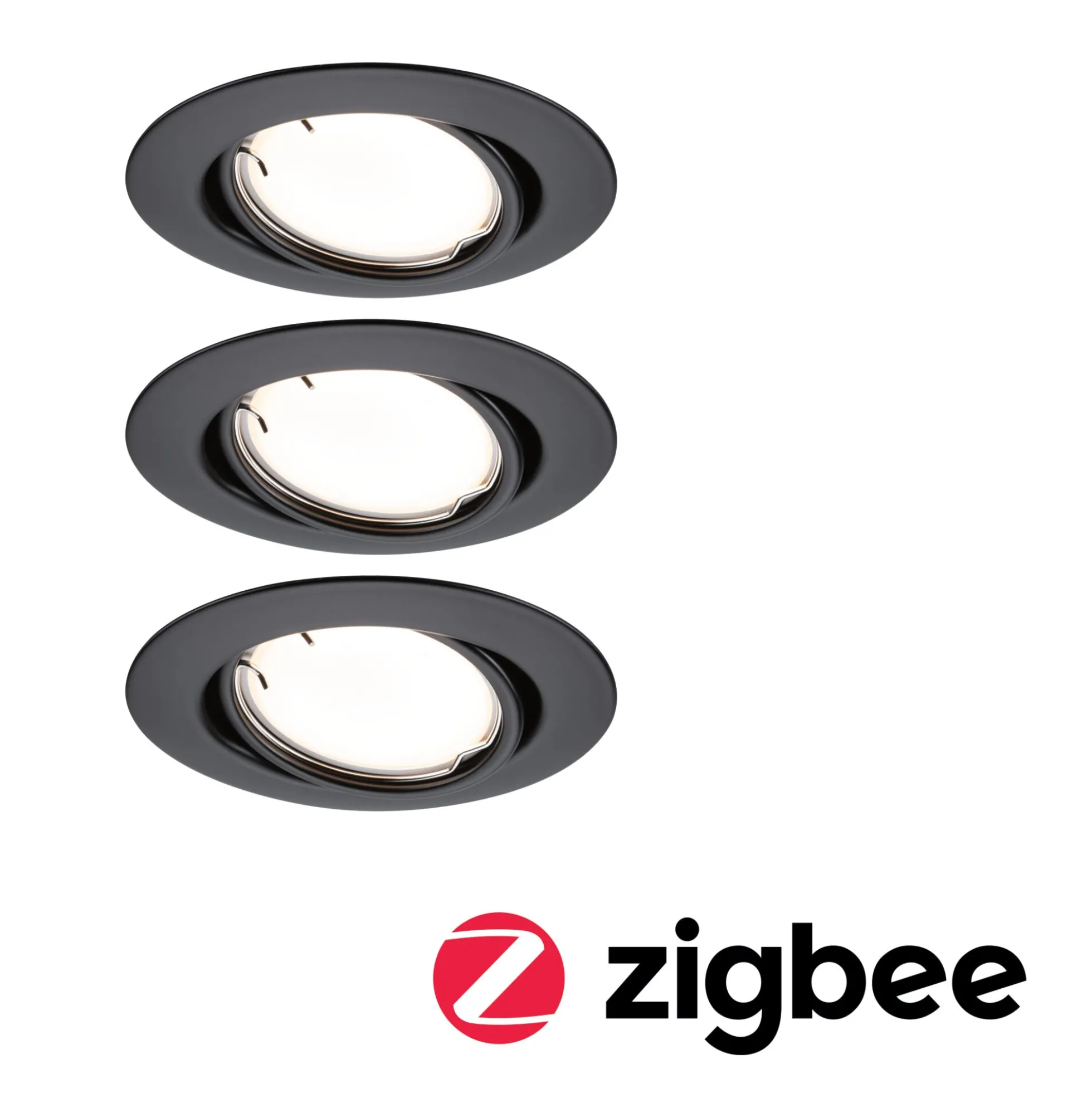 LED Einbauleuchte Smart Home Zigbee 3.0 - Base Basisset schwenkbar