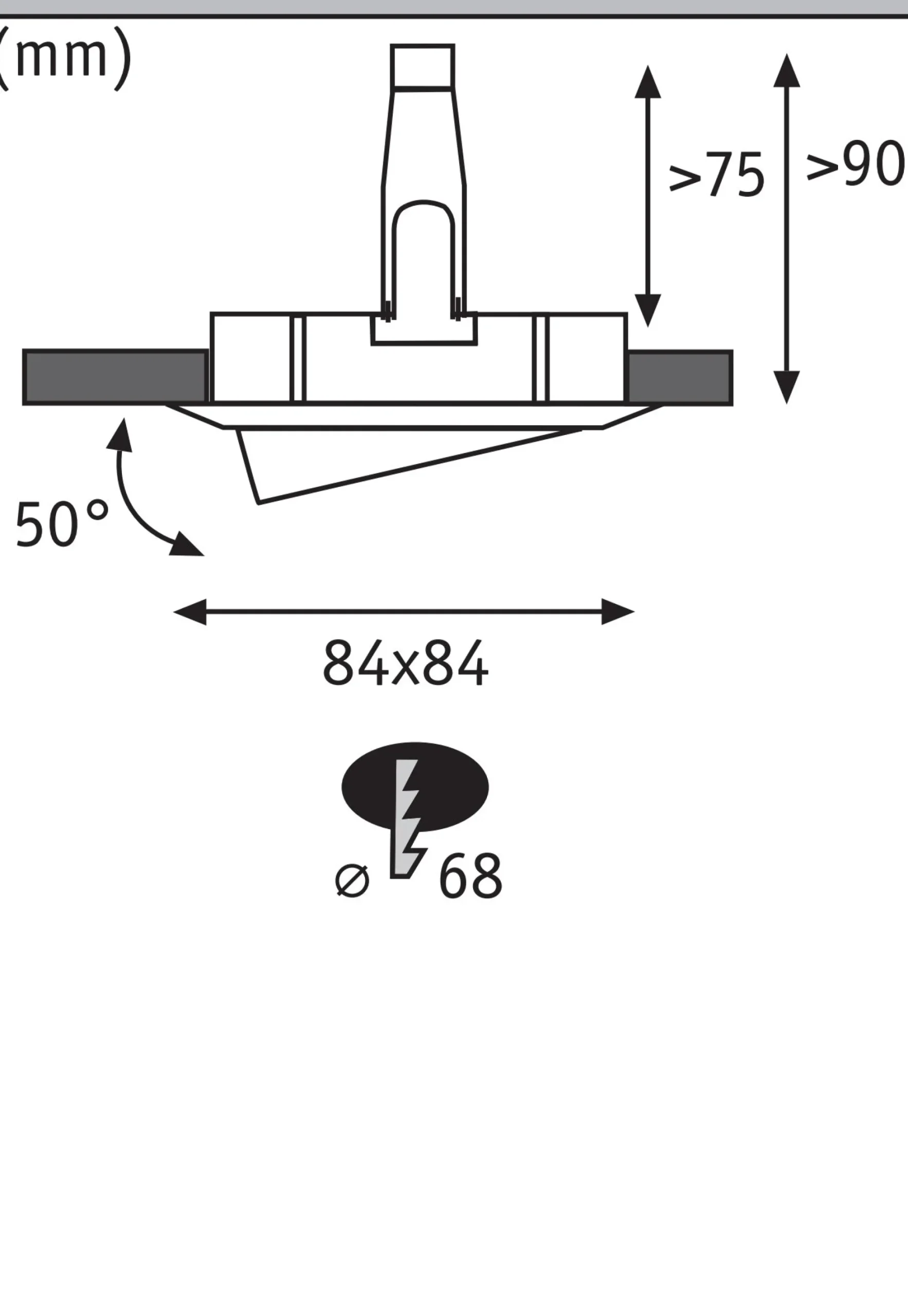 LED Einbauleuchte 3-Step-Dim - Nova Basisset schwenkbar