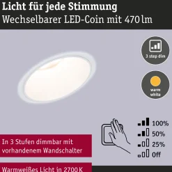 LED Einbauleuchte 3-Step-Dim - Cole 3er-Set