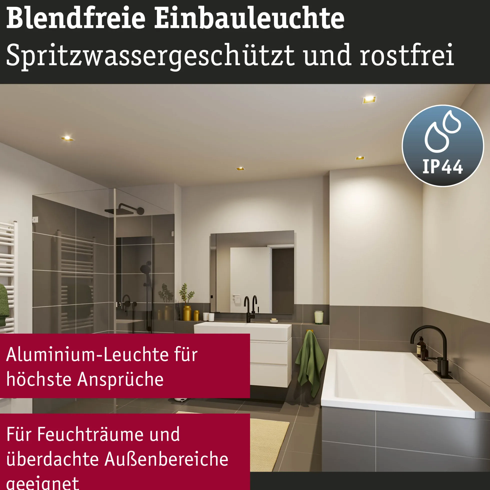 LED Einbauleuchte 3-Step-Dim - Cole 3er-Set