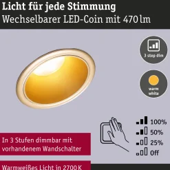 LED Einbauleuchte 3-Step-Dim - Cole 1er-Set