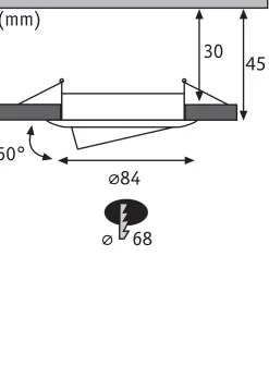 LED Einbauleuchte 3-Step-Dim - Nova Basisset schwenkbar
