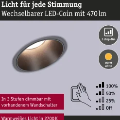 LED Einbauleuchte 3-Step-Dim - Cole 3er-Set