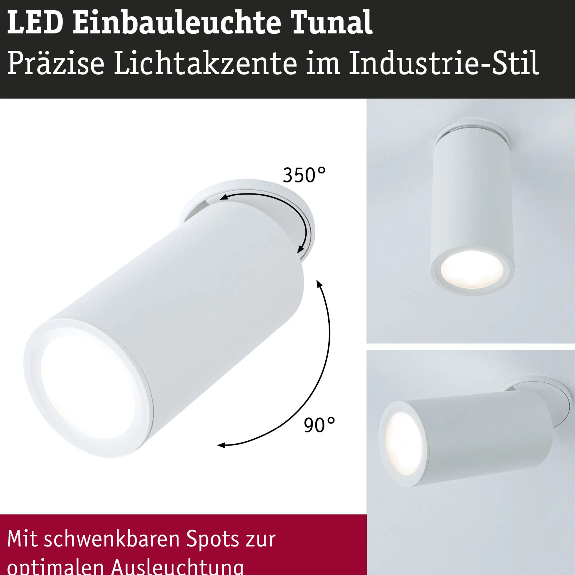LED Einbauleuchte 3-Step-Dim - Turnal