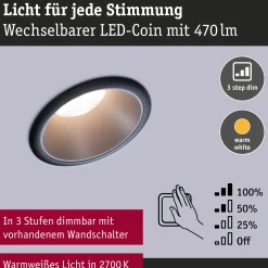 LED Einbauleuchte 3-Step-Dim - Cole 6er-Set
