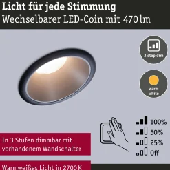 LED Einbauleuchte 3-Step-Dim - Cole 3er-Set