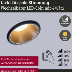 LED Einbauleuchte 3-Step-Dim - Cole 1er-Set