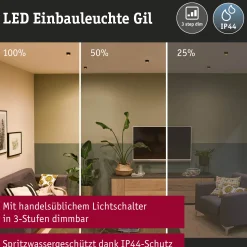LED Einbauleuchte 3-Step-Dim - Gil Basisset