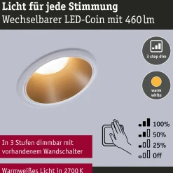 LED Einbauleuchte 3-Step-Dim - Cole 3er-Set