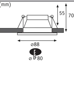 LED Einbauleuchte 3-Step-Dim - Cole 3er-Set