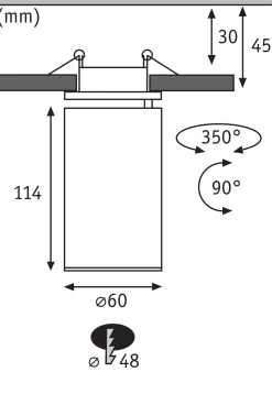 LED Einbauleuchte 3-Step-Dim - Turnal