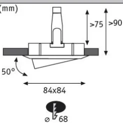 LED Einbauleuchte 3-Step-Dim - Nova Basisset schwenkbar