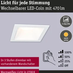 LED Einbauleuchte 3-Step-Dim - Cole 1er-Set