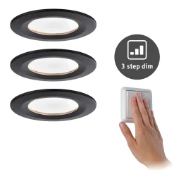 LED Einbauleuchte 3-Step-Dim - Nova Basisset starr