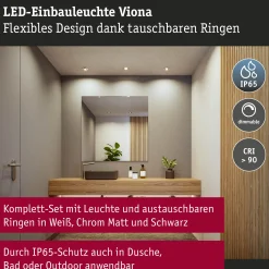 LED Einbauleuchte White Select - Viona Einzelleuchte