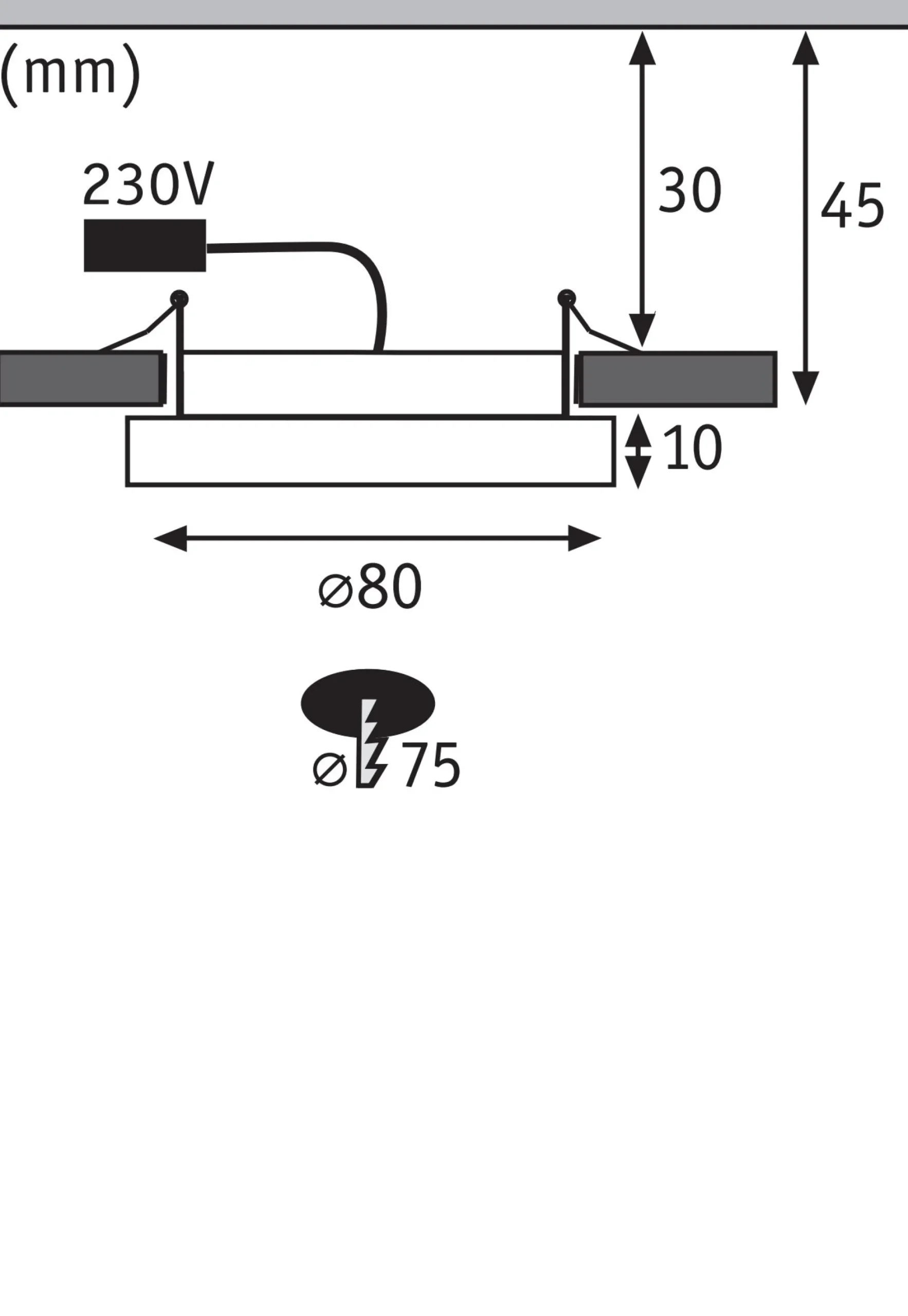 LED Einbaupanel - Areo