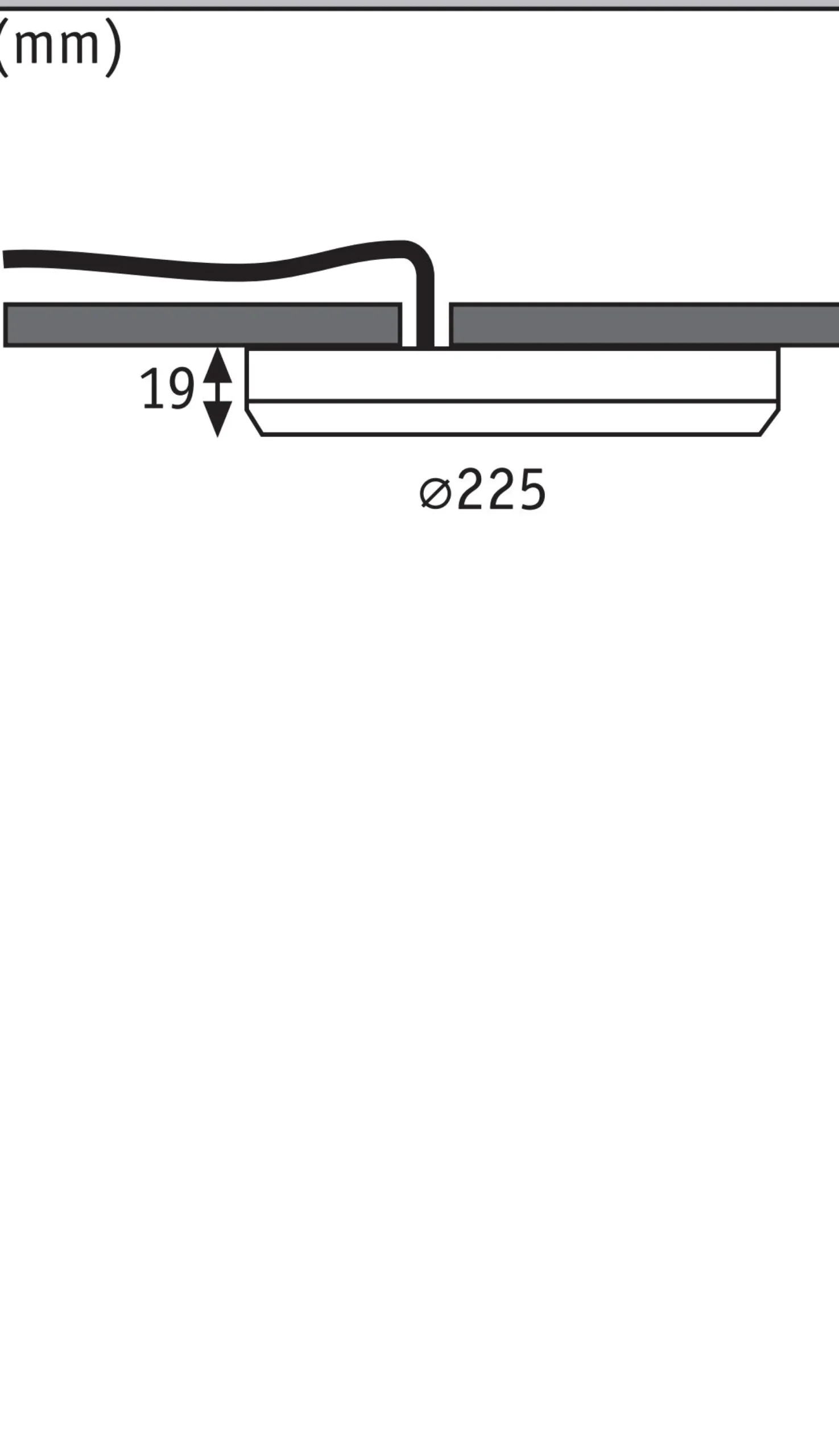 LED Einbaupanel - 2in1 Cover-it
