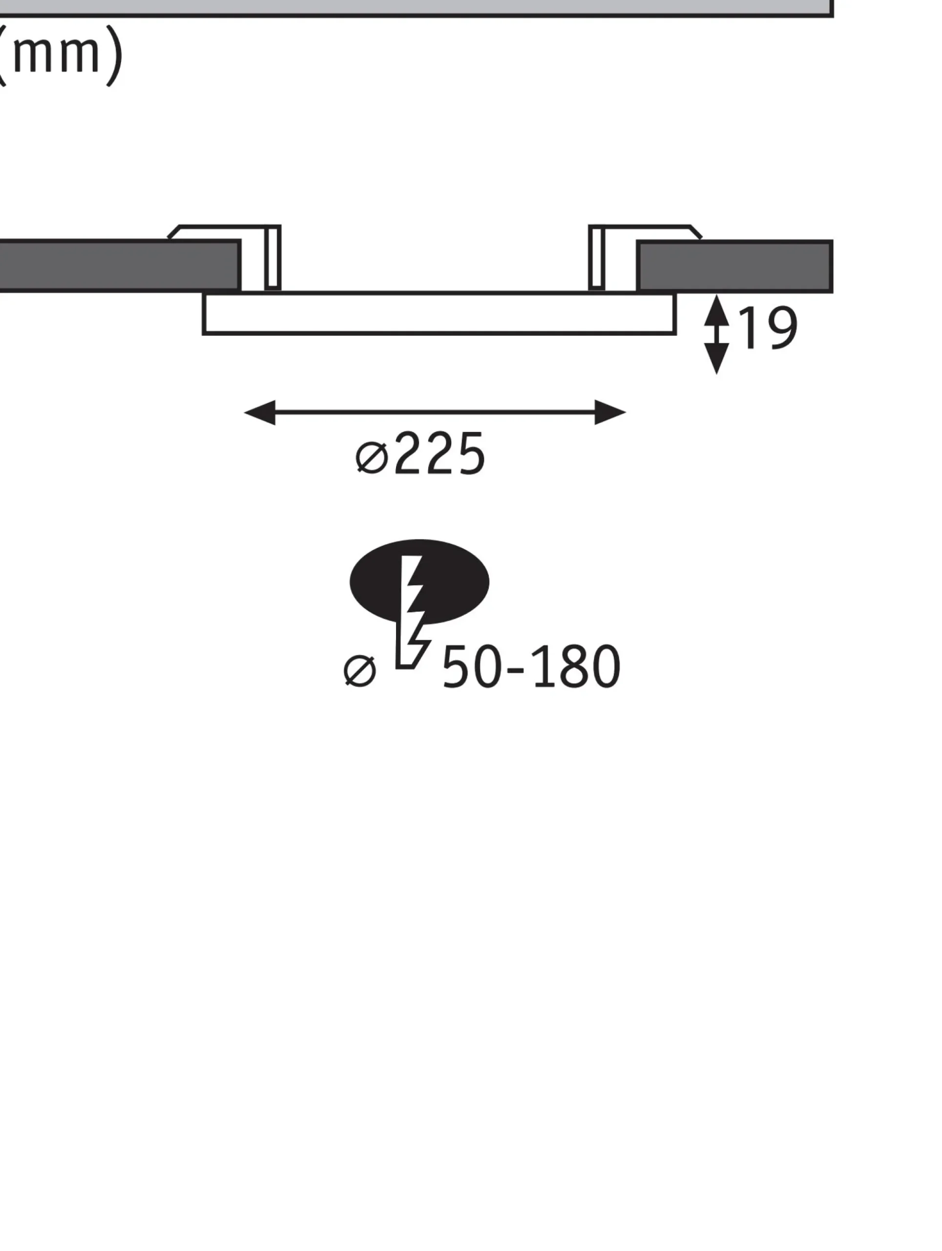 LED Einbaupanel - 2in1 Cover-it