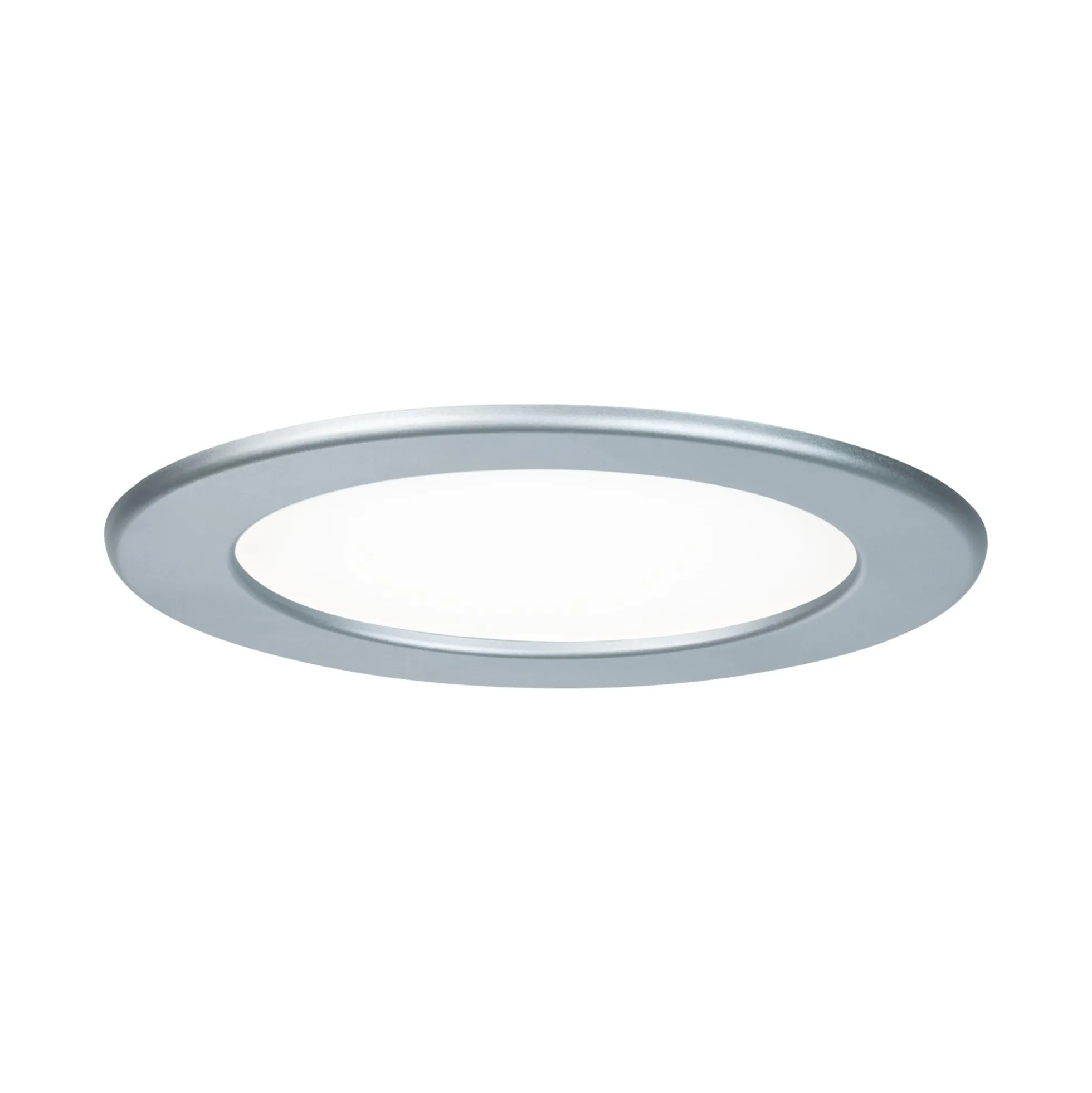 LED Einbaupanel - LED Einbaupanel IP44 rund 170mm 12W 850lm 4000K Chrom matt
