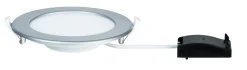 LED Einbaupanel - LED Einbaupanel IP44 rund 170mm 12W 850lm 4000K Chrom matt