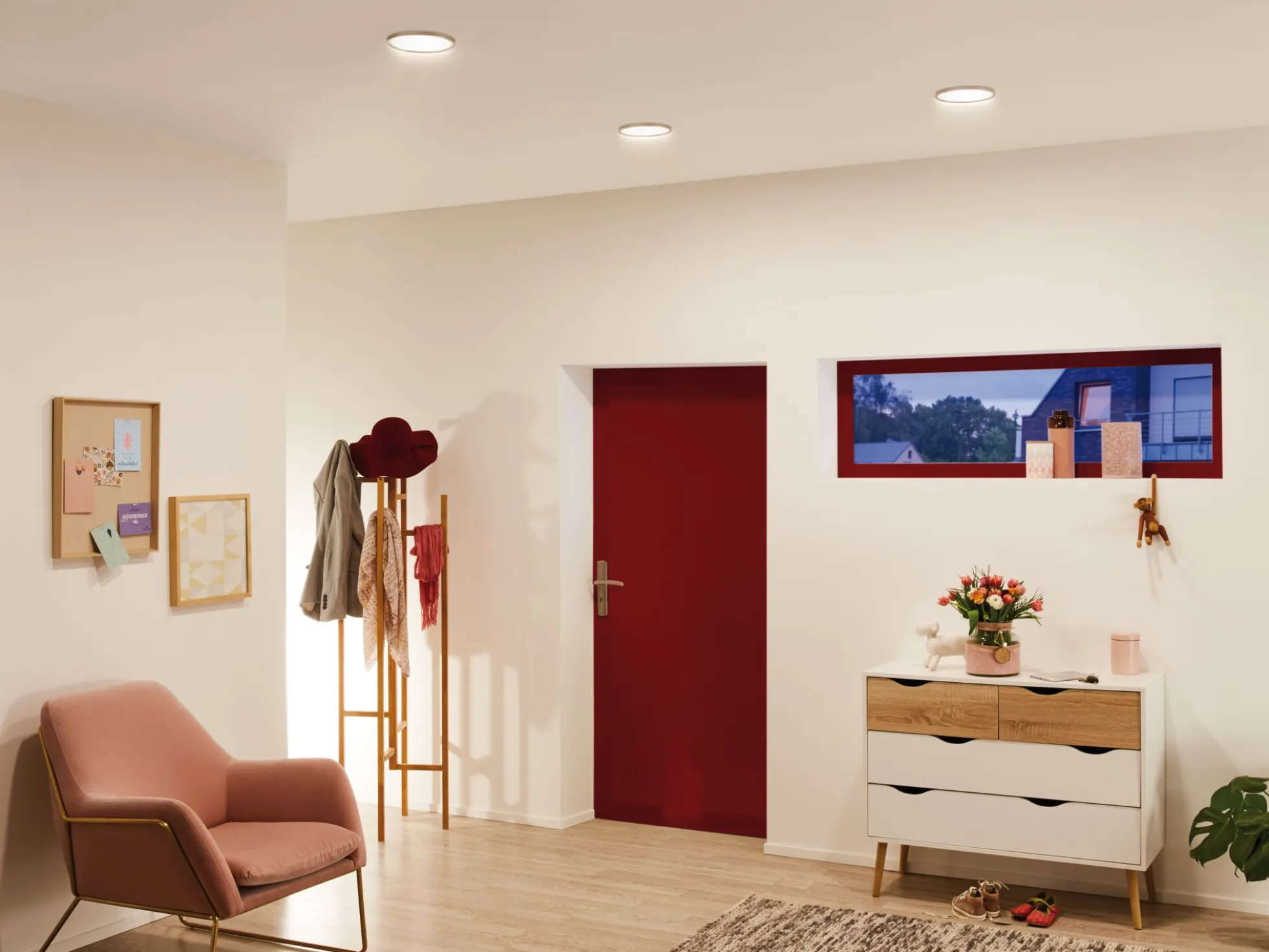 LED Einbaupanel - LED Einbaupanel IP44 rund 170mm 11,1W 720lm 2700K Weiß