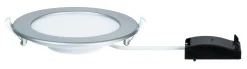 LED Einbaupanel - LED Einbaupanel IP44 rund 170mm 11,1W 720lm 2700K Chrom matt