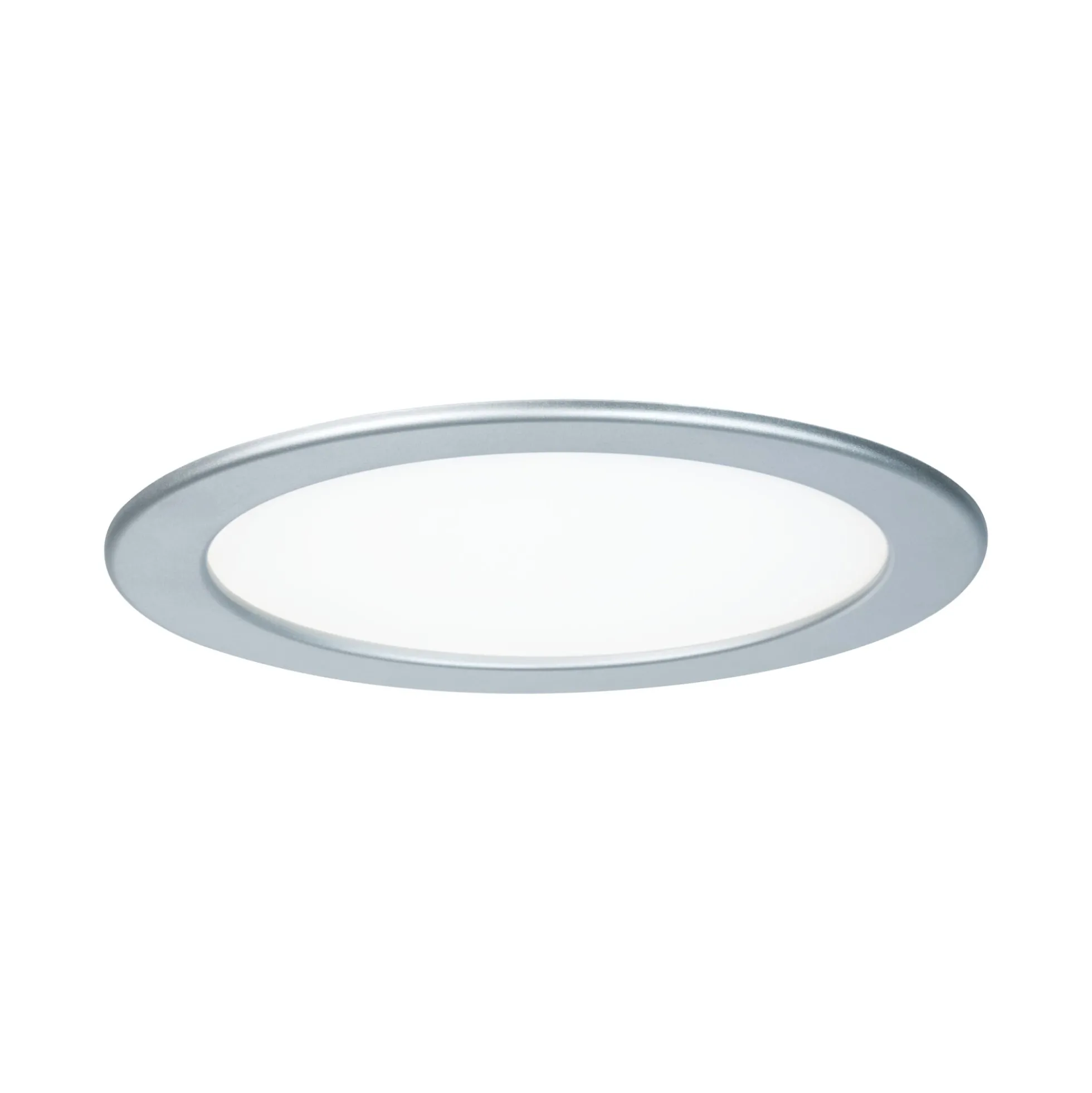 LED Einbaupanel - LED Einbaupanel IP44 rund 220mm 16,5W 1150lm 4000K Chrom matt