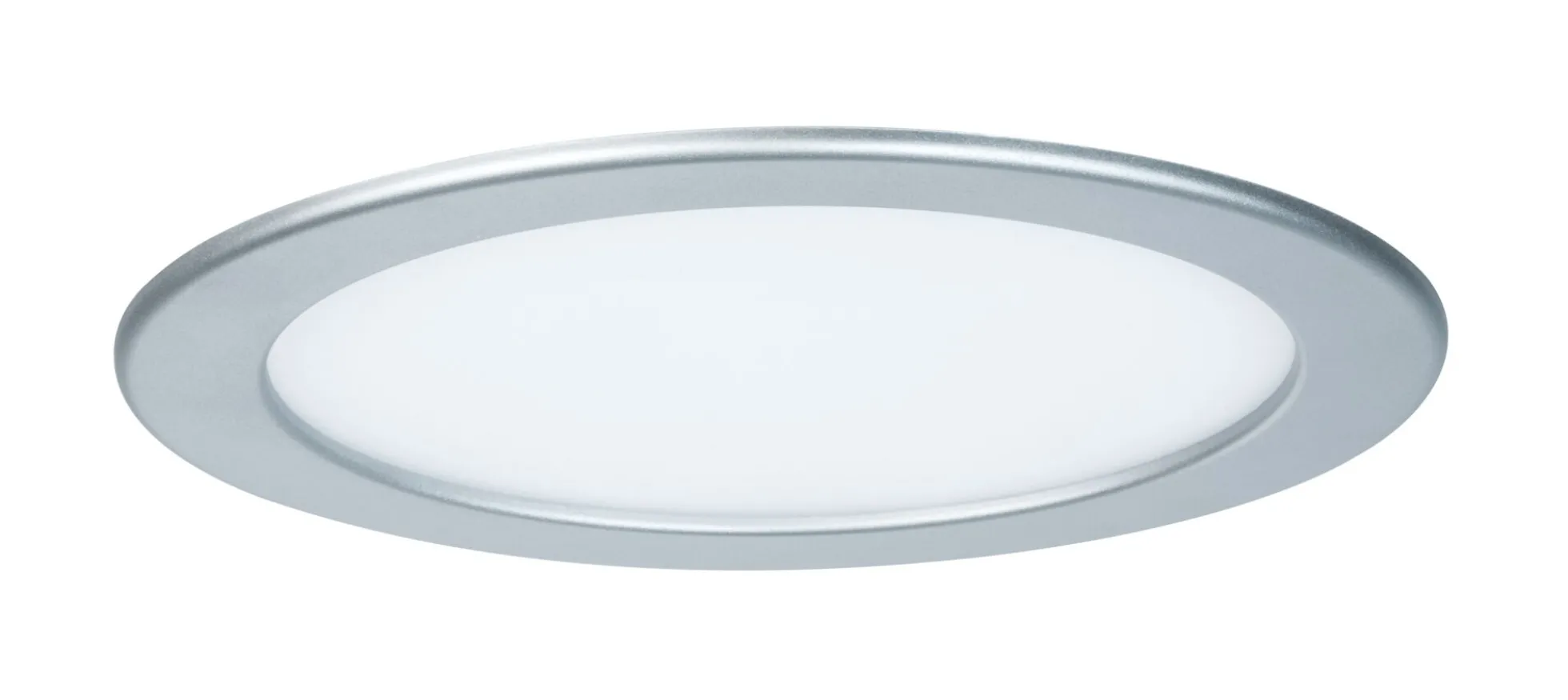 LED Einbaupanel - LED Einbaupanel IP44 rund 220mm 16,5W 1150lm 4000K Chrom matt