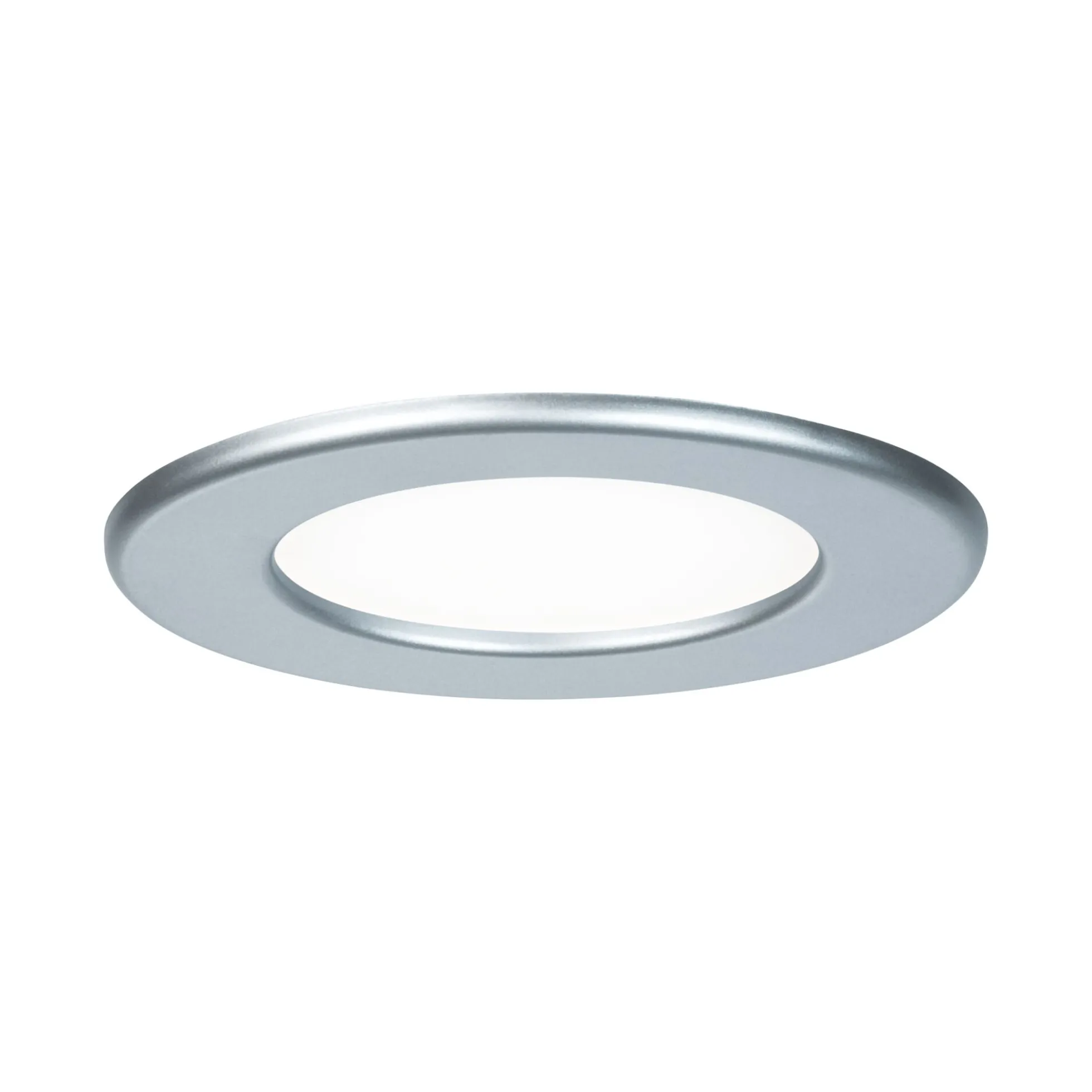 LED Einbaupanel - LED Einbaupanel IP44 rund 115mm 6W 390lm 4000K Chrom matt
