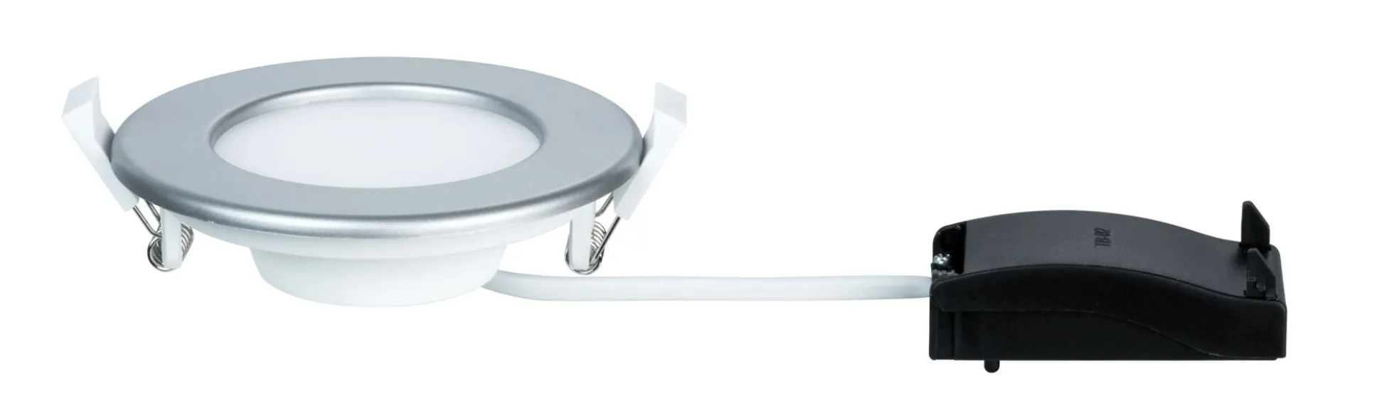 LED Einbaupanel - LED Einbaupanel IP44 rund 115mm 6W 390lm 4000K Chrom matt
