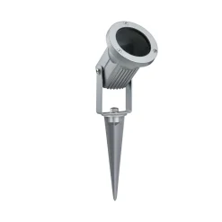 LED Gartenstrahler - LED Gartenstrahler IP65 rund 98mm max. 28W 230V Alu Aluminium