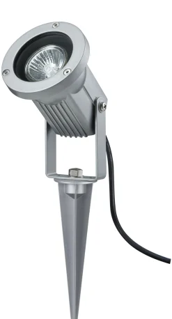 LED Gartenstrahler - LED Gartenstrahler IP65 rund 98mm max. 28W 230V Alu Aluminium