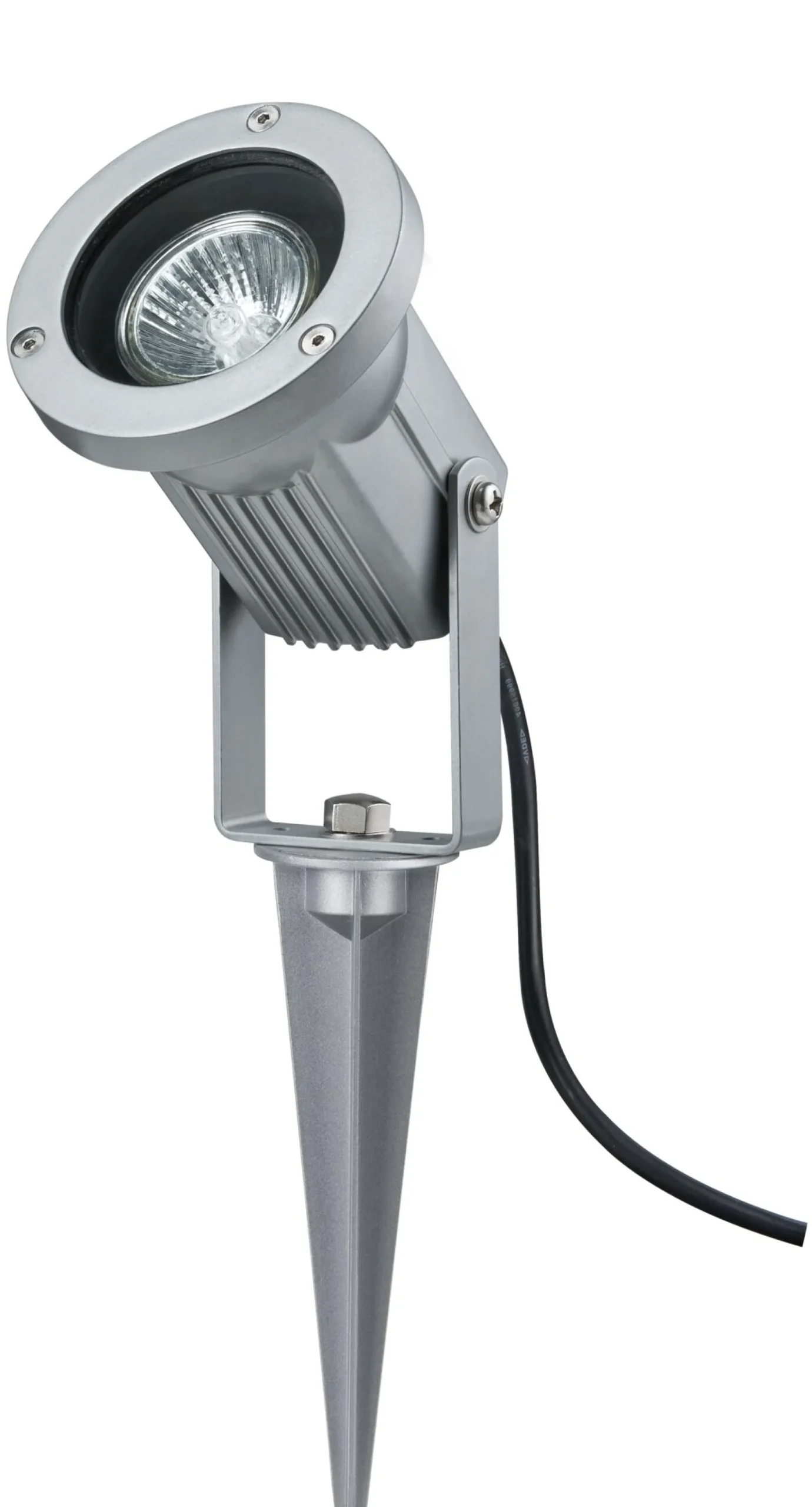 LED Gartenstrahler - LED Gartenstrahler IP65 rund 98mm max. 28W 230V Alu Aluminium