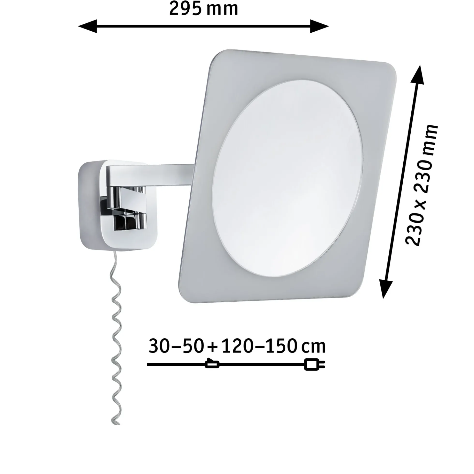 LED Kosmetikspiegel - Bela Mit Leuchtmittel
