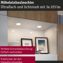 LED Möbeleinbauleuchten - 3er-Set