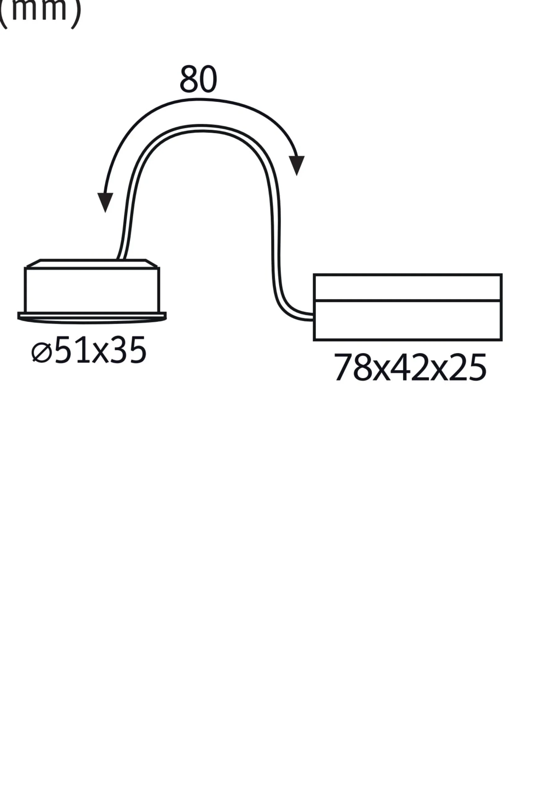 LED Modul Einbauleuchte - Choose 3er-Set White Switch