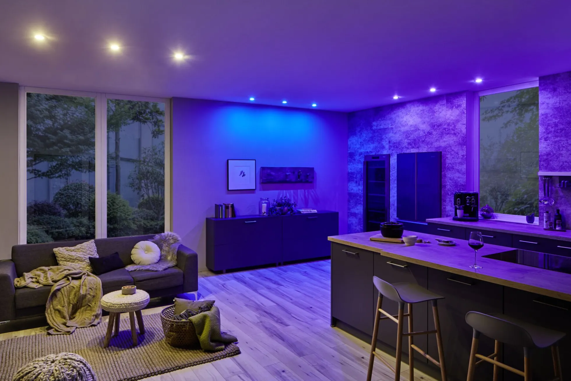 LED Modul Einbauleuchte Smart Home Zigbee 3.0 - RGBW 1er-Set