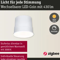 LED Modul Einbauleuchte Smart Home Zigbee 3.0 - Base 1er-Set